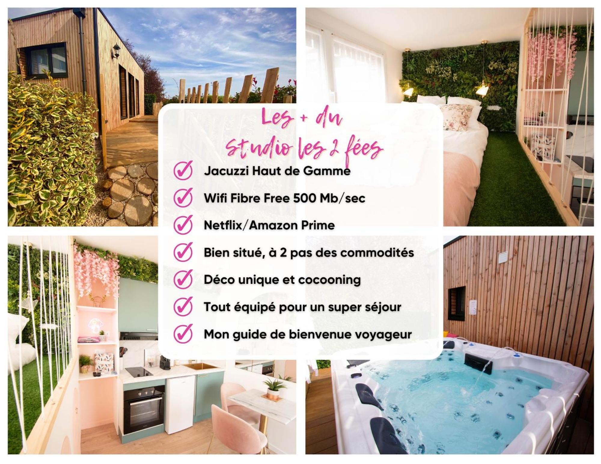 Studio Les 2 Fees - Jacuzzi - Deco Feerique Montfort-sur-Meu Exterior foto